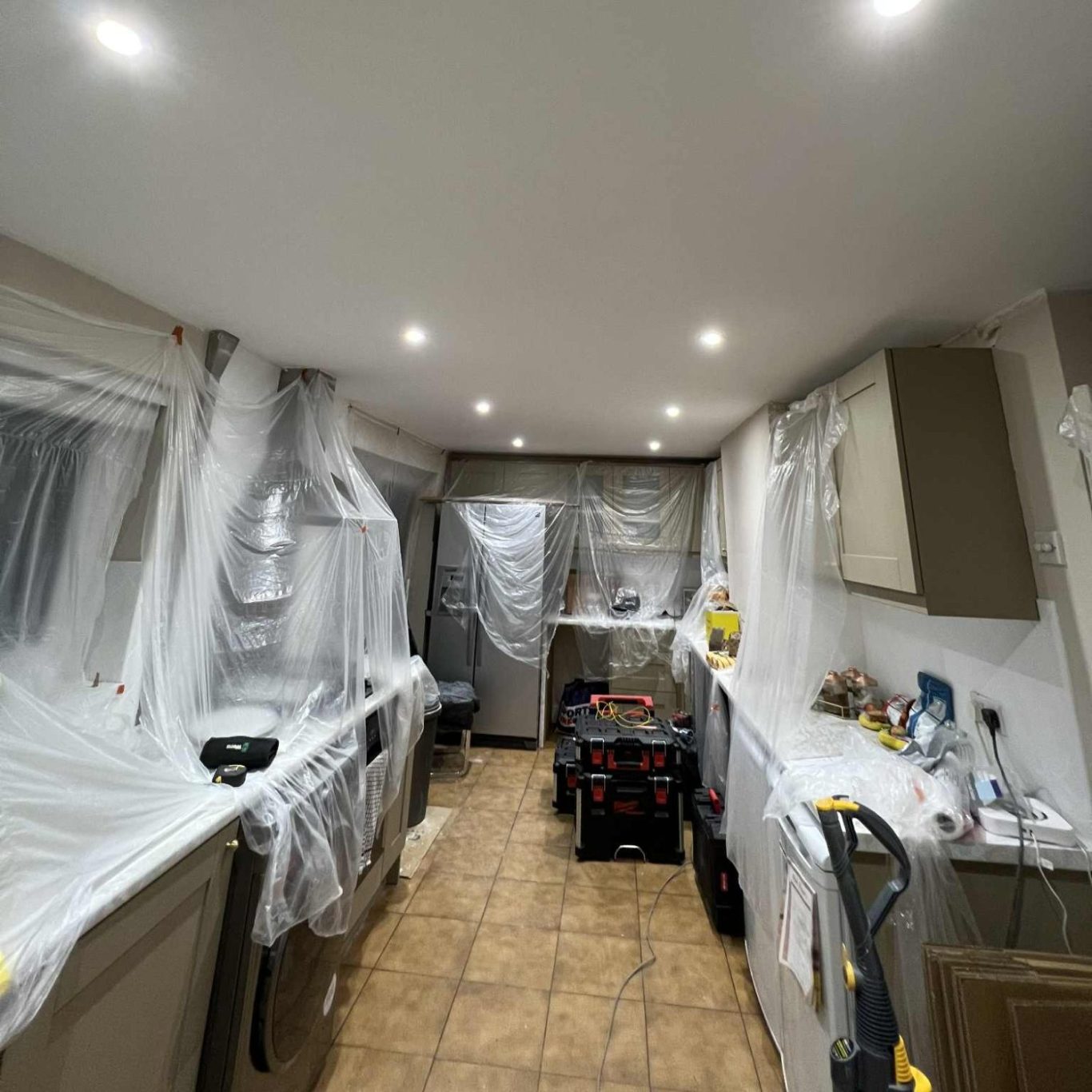 LED kitchen spotlight upgrade installed by NAPIT registered electricians LED kitchen spotlight upgrade installed by NAPIT registered electricians