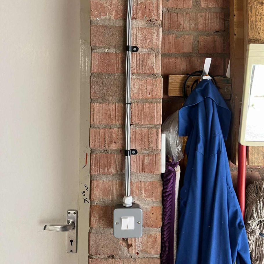 Domestic electrical installation work
